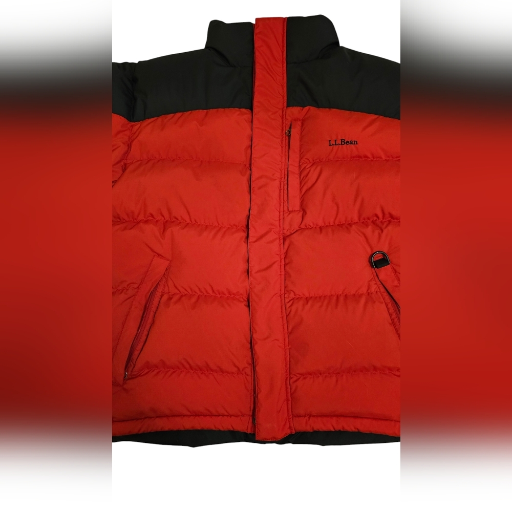 L.L. Bean Outdoors Men's Puffer Jacket Goose Down Lined Large - Picture 7 of 13